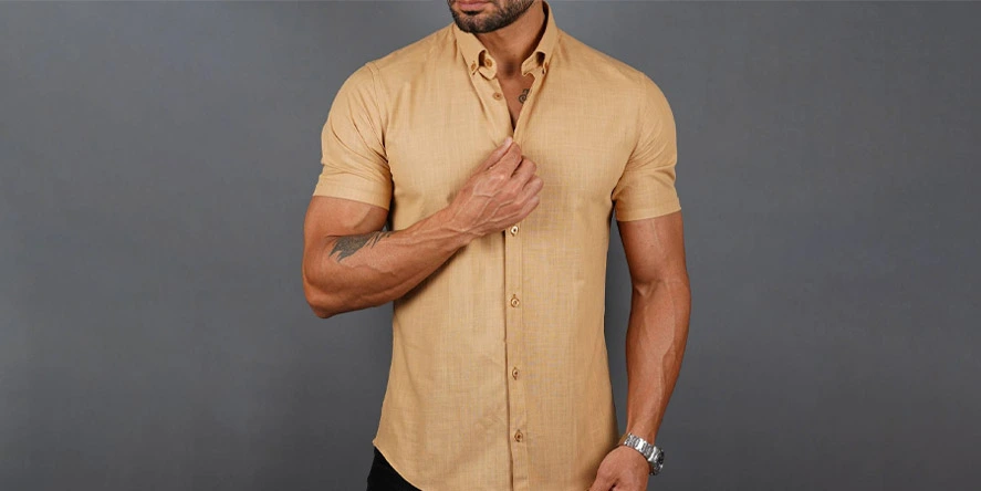 پیراهن نخی مردانه