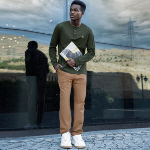 ست تیشرت آستین بلند و شلوار مردانه _کد:2134