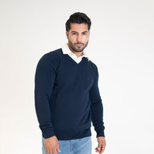 پلیور یقه هفت مردانه