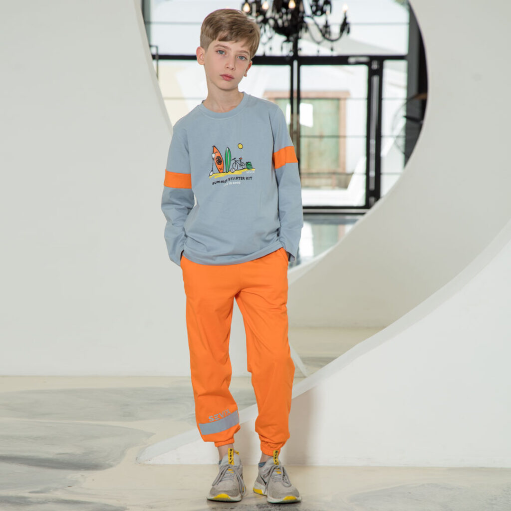 ست تیشرت آستین بلند وشلوار_ کد: 1006