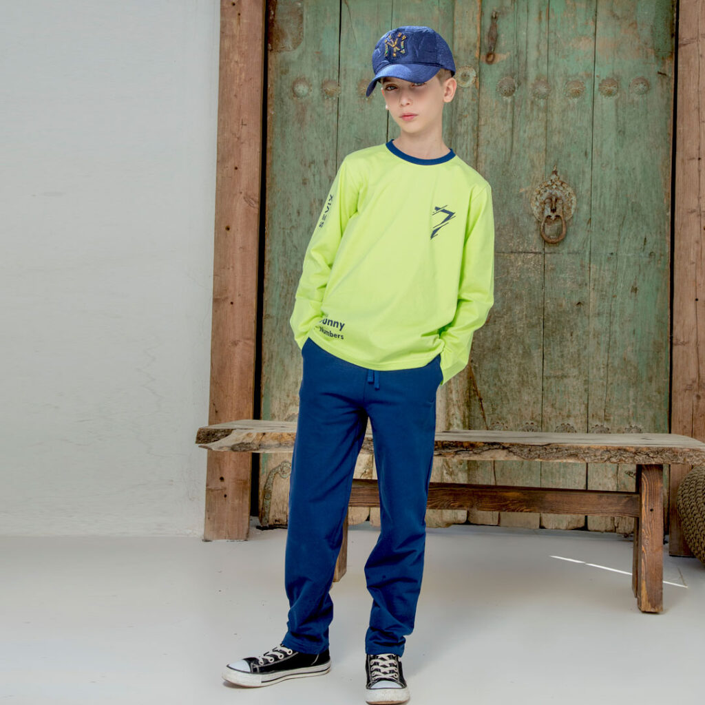 ست تیشرت آستین بلند وشلوار_کد:1001