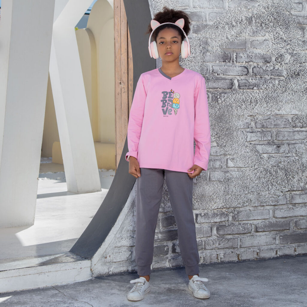 ست تیشرت آستین بلند وشلوار_کد :1003