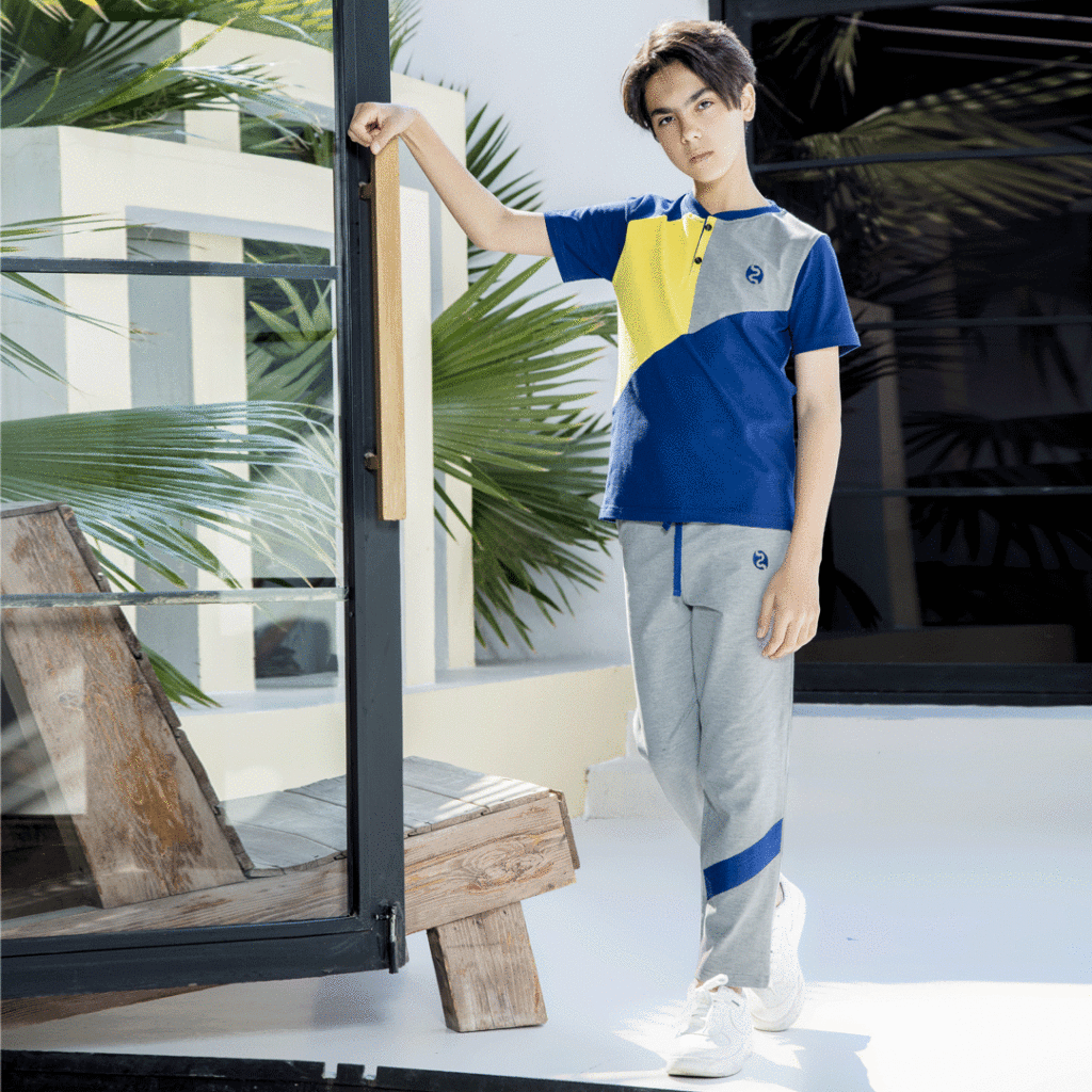 ست تیشرت آستین کوتاه و شلوار_کد :1023