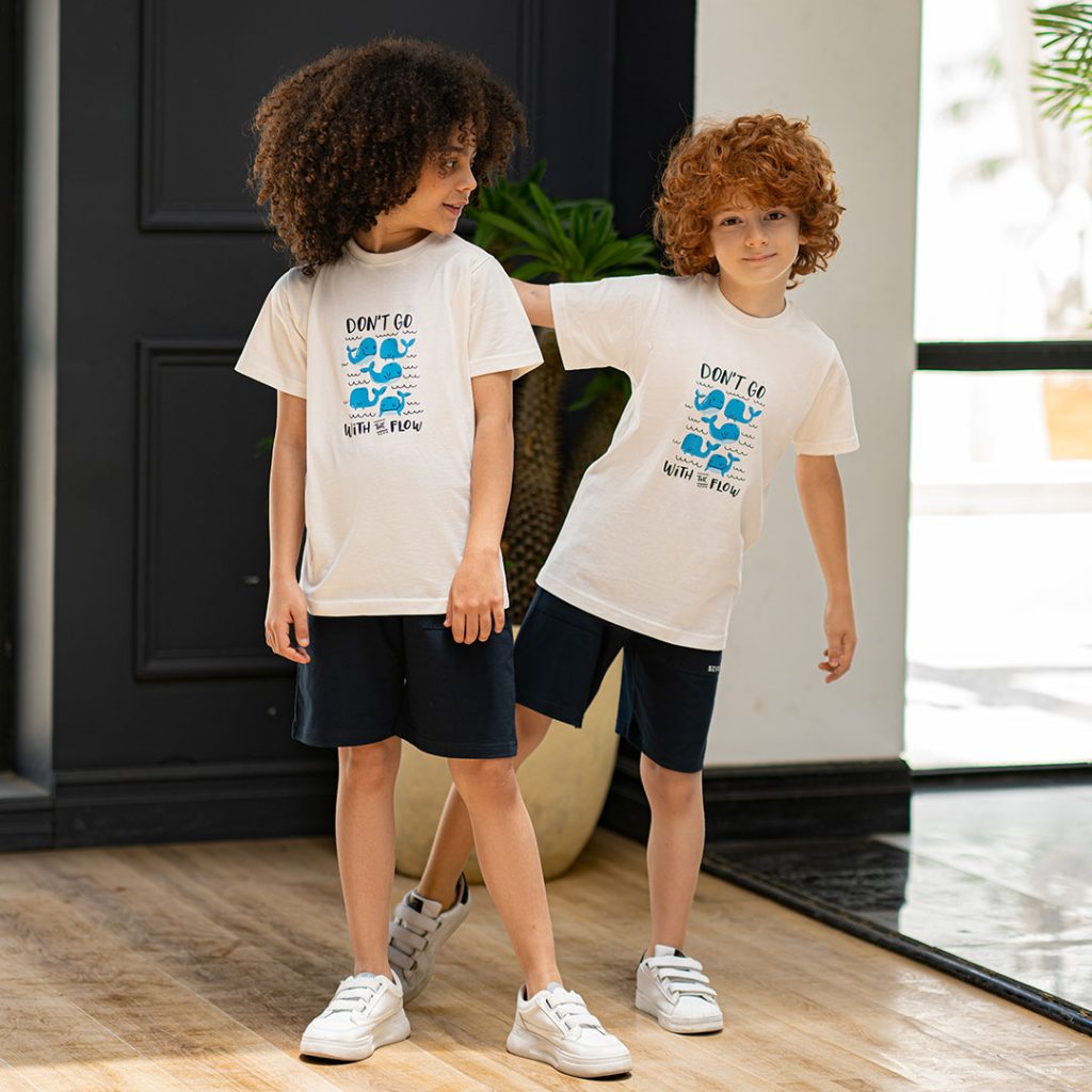 ست تیشرت آستین کوتاه و شورتک_کد:1057