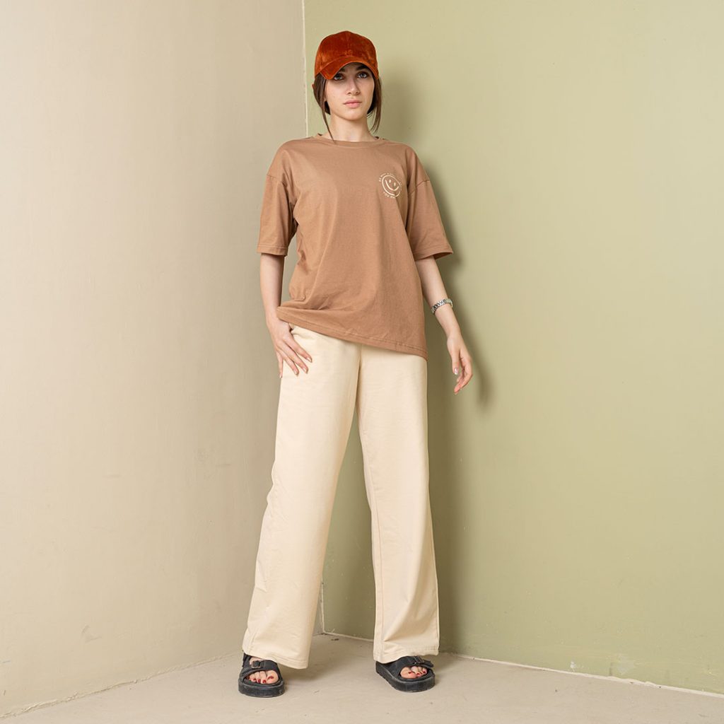 ست تیشرت لانگ و شلوارلانگ زنانه _کد:6325