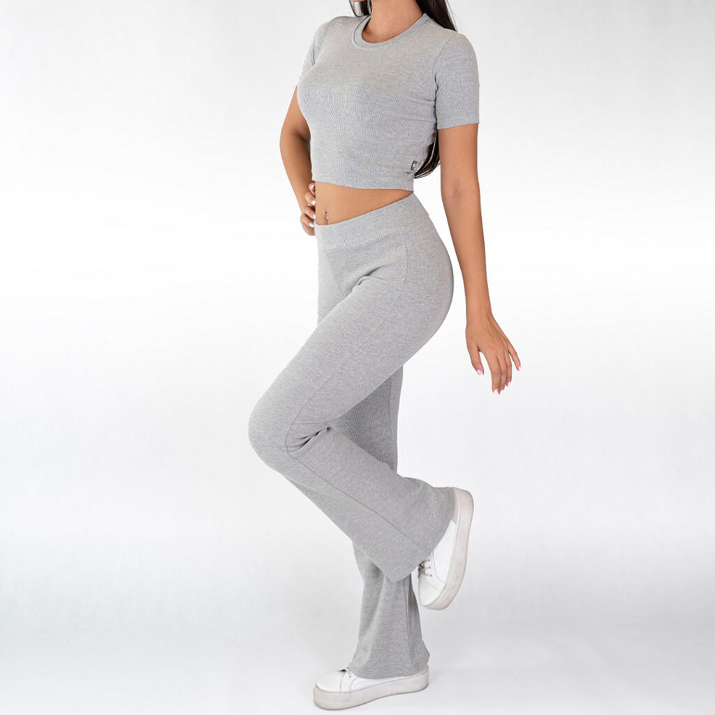 ست تیشرت و شلواربوت کات_کد:6343