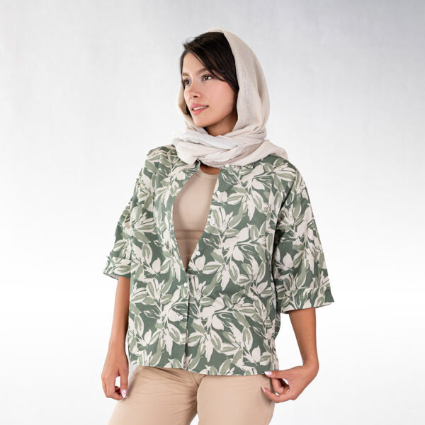 شومیز آستین سه ربع زنانه - Image 1