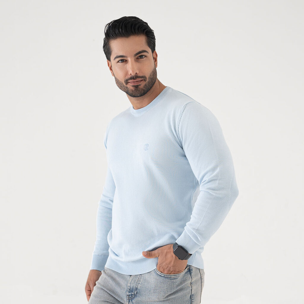 پلیور یقه گرد مردانه
