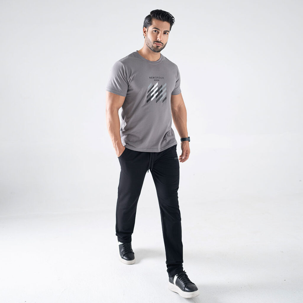 ست تیشرت آستین کوتاه و شلوار مردانه_کد:2214