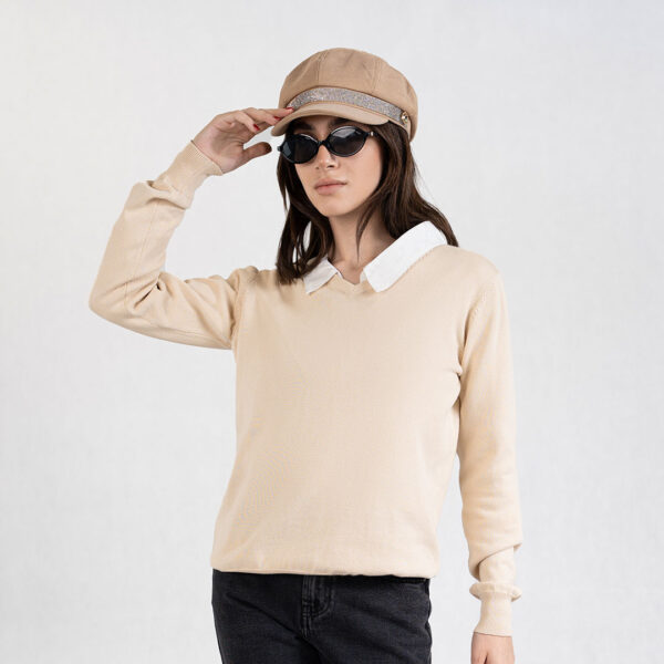 پلیور یقه هفت زنانه