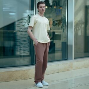 ست تیشرت وشلوار راسته مردانه_کد:2230