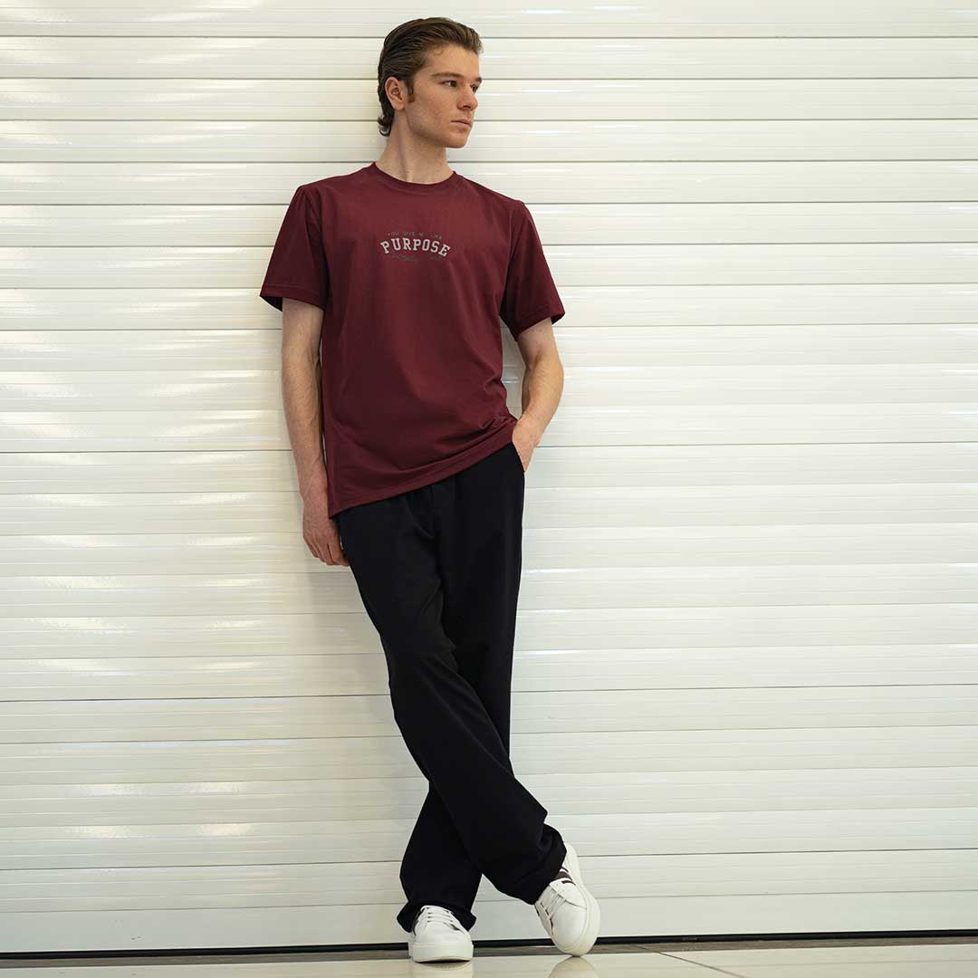 ست تیشرت وشلوار راسته مردانه_کد:2228