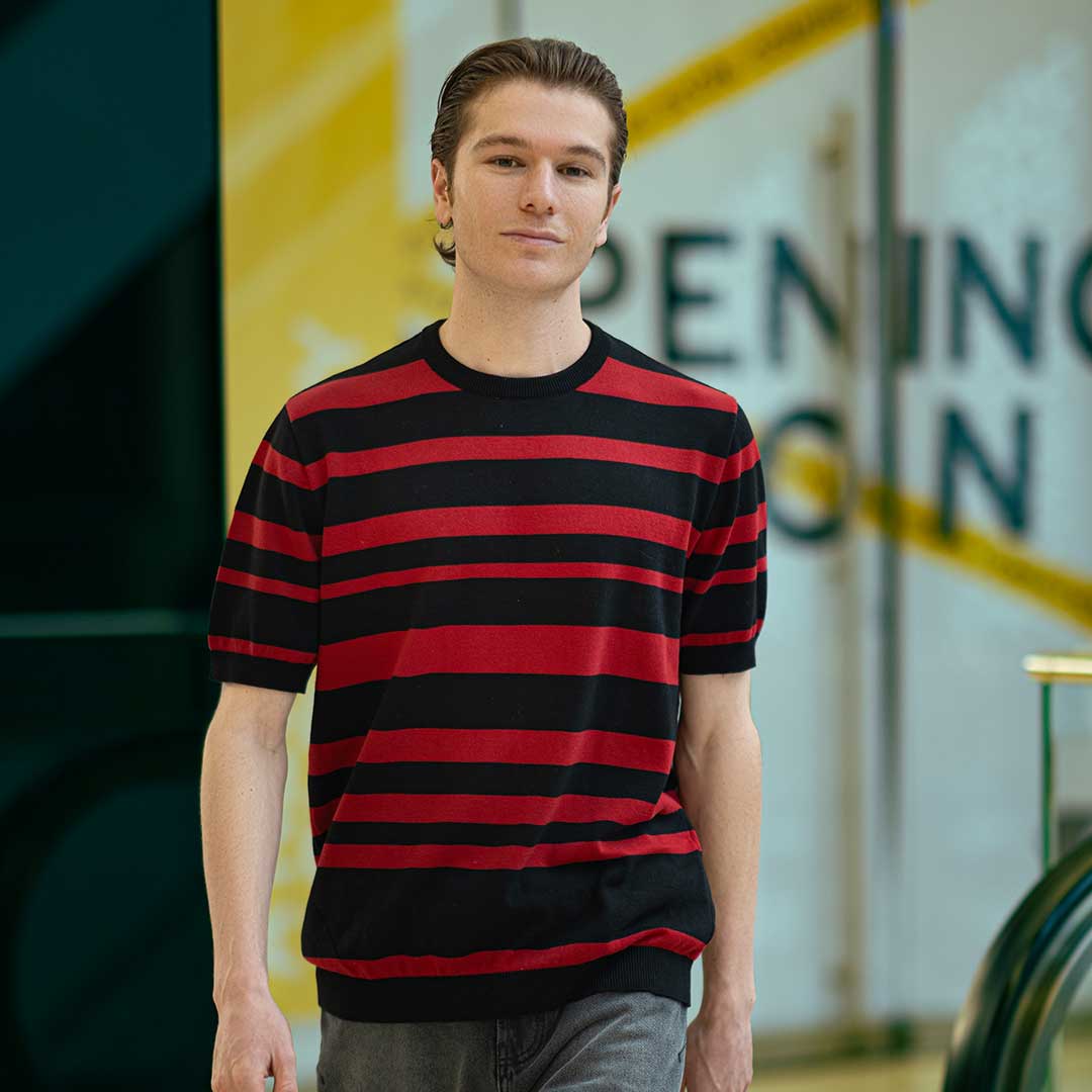 تیشرت بافت رینگر مردانه_کد:501