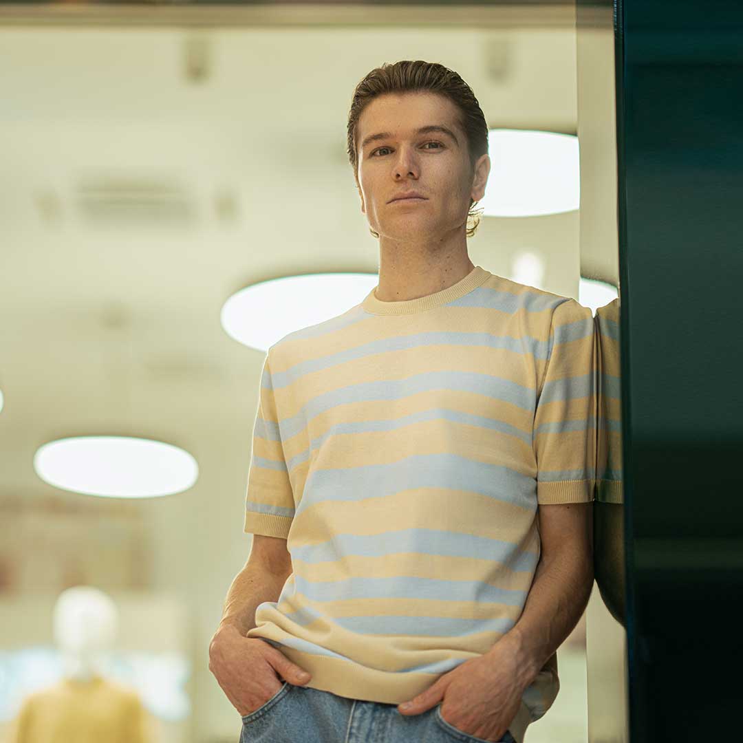 تیشرت بافت رینگر مردانه_کد:501