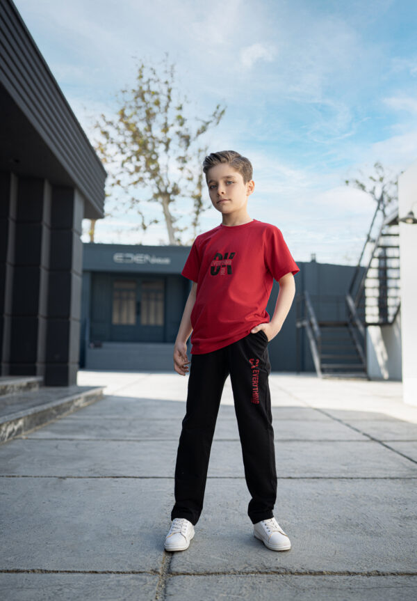 ست تیشرت آستین کوتاه و شلوار پسرانه_1040