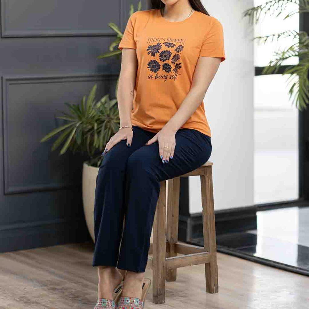ست تیشرت و شلوار زنانه_کد:6303